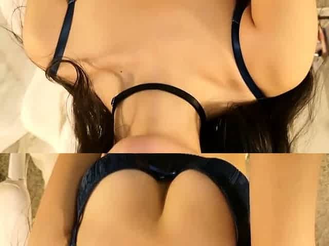 Brunette amateur teen masturbate to her boyfriend