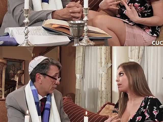 Large Tit Britney Amber Cucks Her Fiance By Screwing a Priest