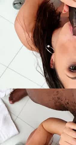 Two college babes giving handjob POV