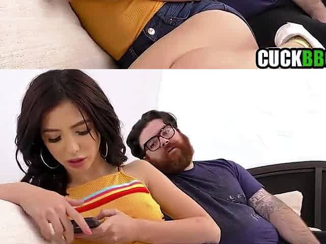 Cuckold Made To See His Crush Booty Drilled By Ebony Bull