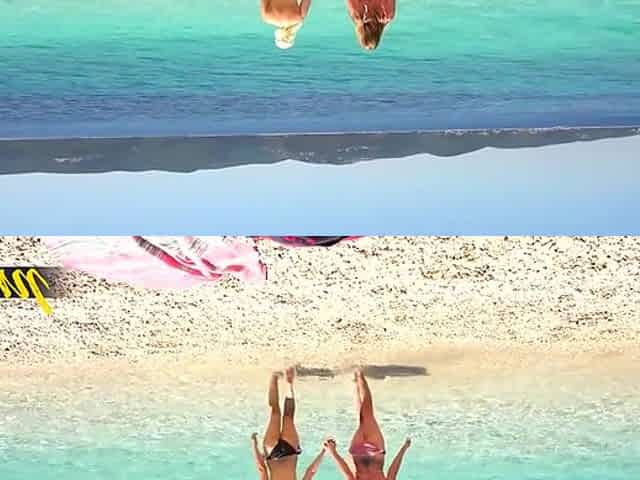 Lesbian Fingering, Miss Melissa And Mackenzie Page In Lesbian Milf Blonde Babe Have Sex On The Beach