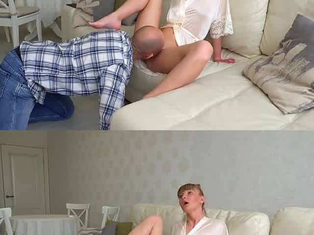 I worship, kiss the foots of my Mistress, lick pussy and swallow her squirt