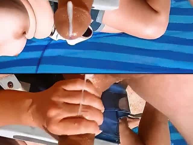 Beach Handjobs and blowjobs