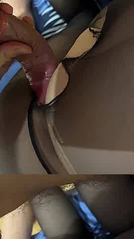 Sticked it up to the balls to the corpulent-booty emo hotty with ripped tights