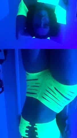 Amateur striptease and Solo masturbation