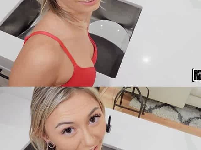 Petite teen Chloe Temple POV sex