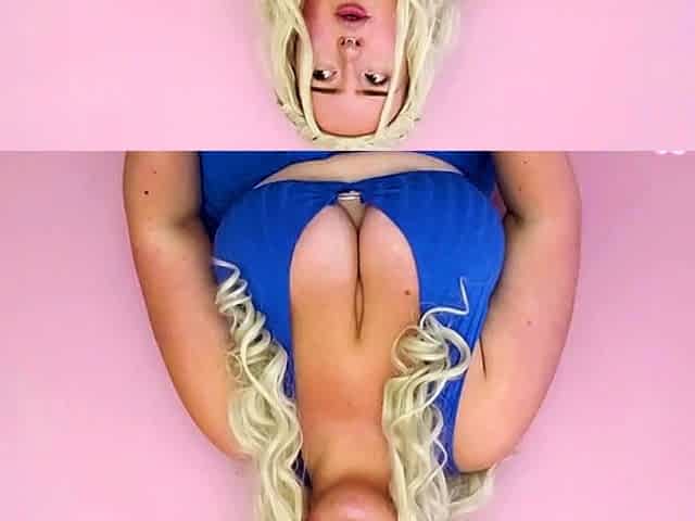 Solo with perfect big boobed blonde Alexis Ford