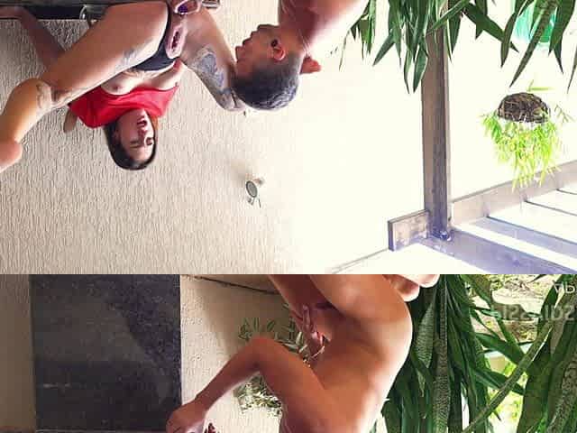 Passionate brazilian enjoys intense anal with big dick hardcore