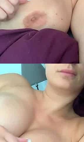 Big boobs milf masturbates with her dildo