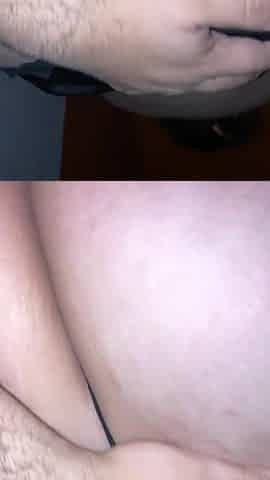 Large booty in ebony strap