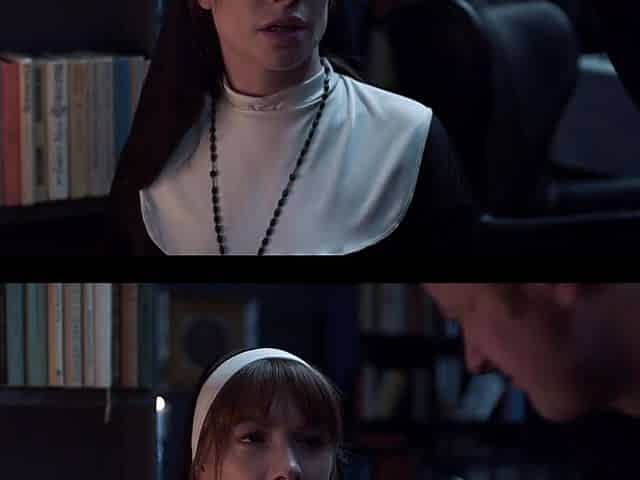 Russian Redhead Nun Used in Freeze Time Bang - Sexy Blasfemy Real Life Doll Sex with Sata Jones