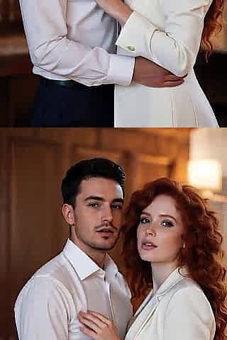 Melinda, Untamed Redhead in Silk, erotic (AI-generated)
