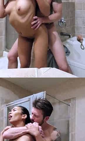 Asian Girl Gets Fucked In Her Bathroom - Jada Kai