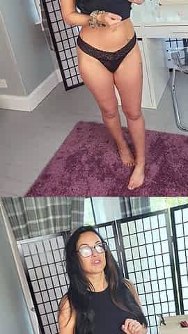 Amateur striptease and Solo masturbation