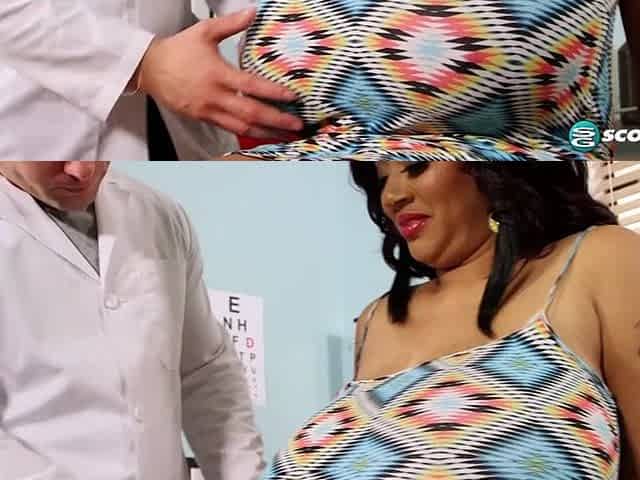 Roxi Red screws the boob doctor