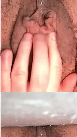 FTM Teases and Edges Juicy Cunt
