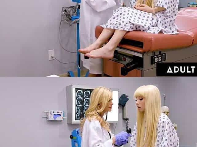 ADULT TIME - Kenzie Reeves Super Soaks Her mother I'd like to fuck Doctor With Snatch Squirt! - FRENCH SUBTITLES