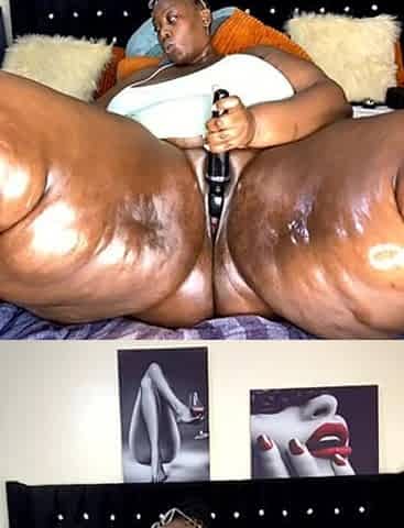Horny Black BBW Home Alone