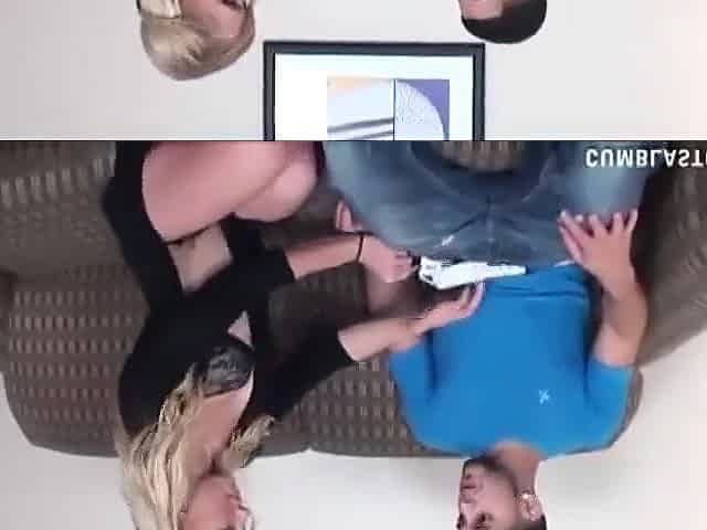 Super Hot Babe Jerks Off A Big Dick
