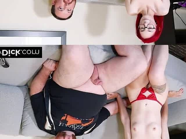 The TV Repairman Shows Her His Pathetic Small Dick