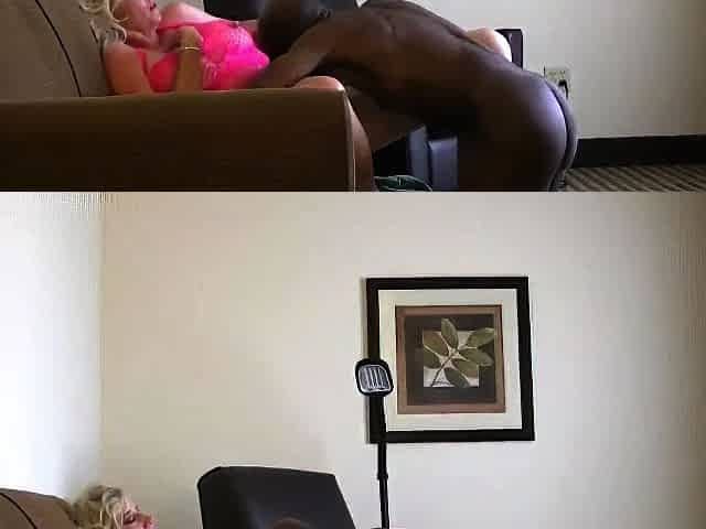 Big cock loving amateur blonde rides dick anally