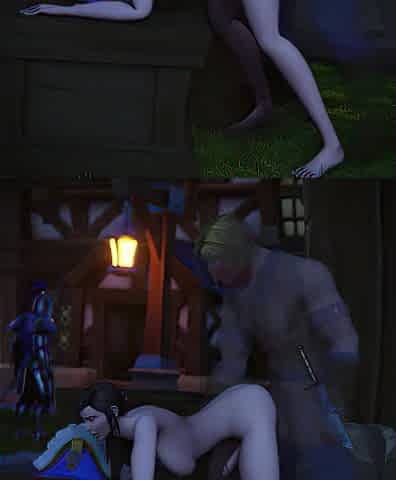 Futanari Alliance Human Captain Ashtinn sucks/ drilled by Defias Rogue for Info (exposed)