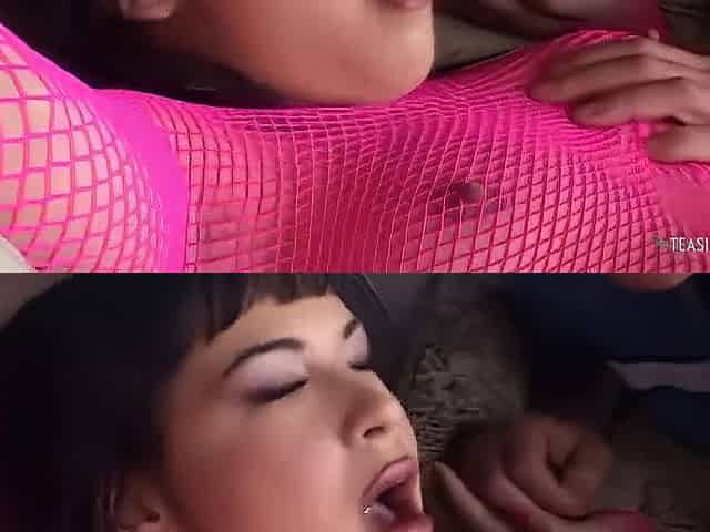 Shayna Knight gets DP from boys with large dongs in a astonishing 3some.