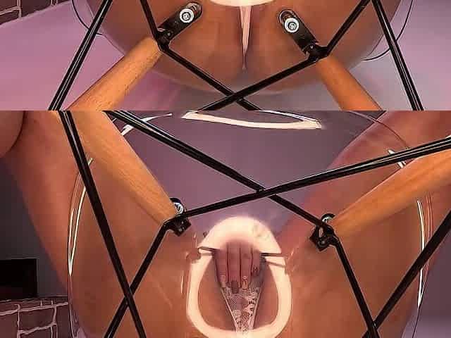 Golden Shower Glasss Chair