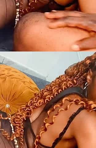 Double Dick Penetration Anal and Pussy Fuck Petite Vera by 2 African BBC