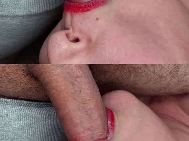MILF Cum Drool Close up