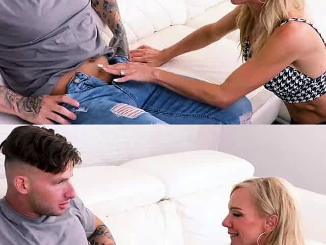 MilfAf Mrs Bella Bare Tricks Stepson s Hung Friend for a Har
