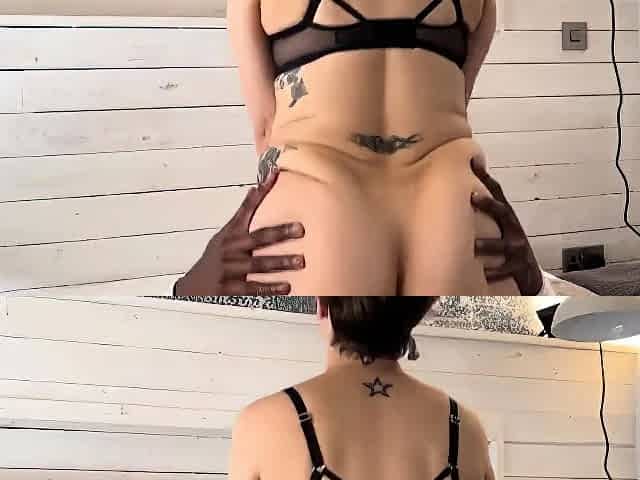 Short haired cuckold white housewife was fucking bbc in
