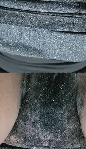 A Woman with Hairy Pussy in Her Secretary Outfit