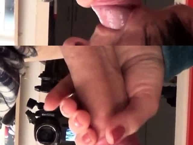 Deutscher Amateur-Blowjob ins Gesicht