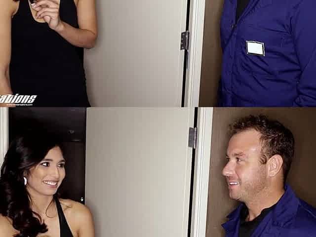 FRESH SENSATIONS - Cheating mother I'd like to fuck Screws Large Dong Employee in Hotel Room