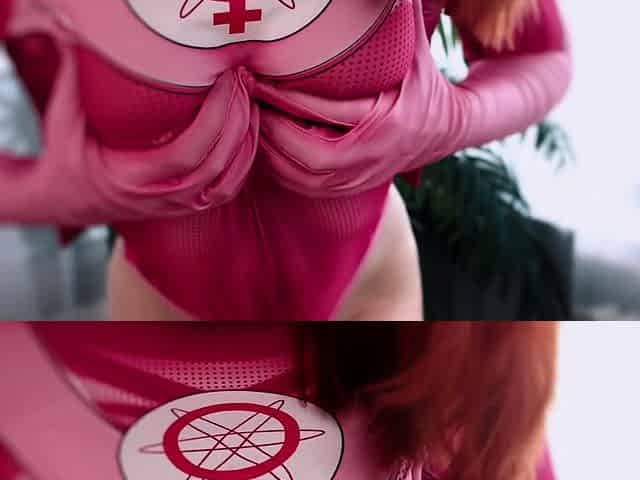 Invincible Atom Eva loves hot sex and the taste of cum -