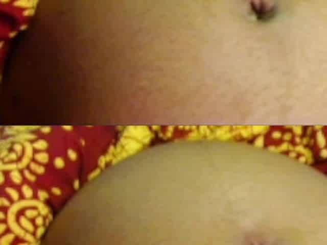 Pregnent Lady Playing Big Belly Short.