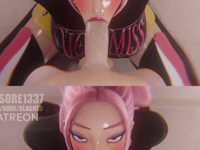 [kpop Demon Hunters] Mira Sloppy Blowjob 3D Animation