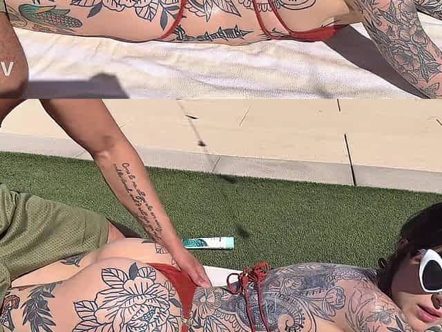 CAUGHT SCREWING SMALL TATTOOED PUNK ANGEL IN CAR - zane walker, awlivv