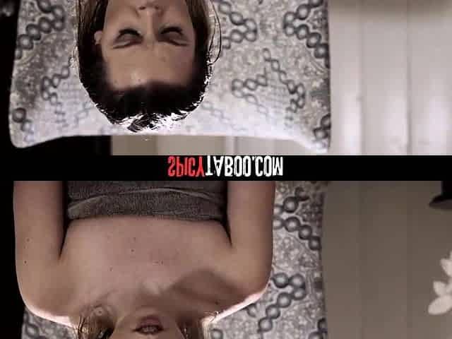 Brunette hair Teen Gets Analed By Her Boyfriend's Stepdad