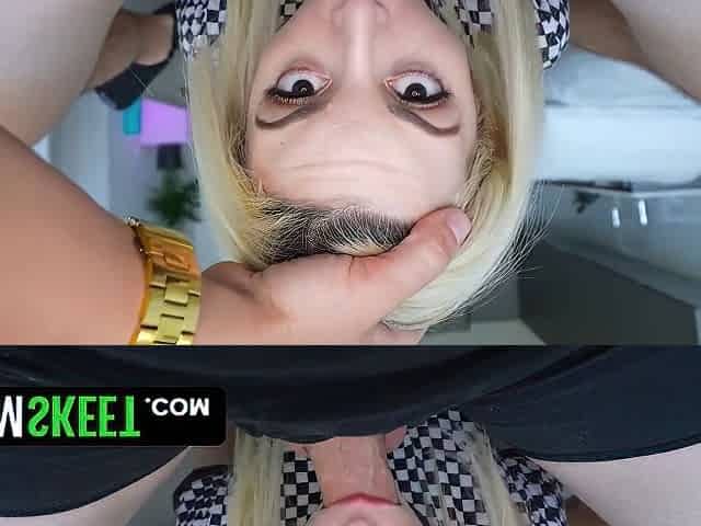 Tiny Tattooed Cutie Lola Fae Takes Huge Load After Hardcore Riding Of Big Cock In Her Bedroom