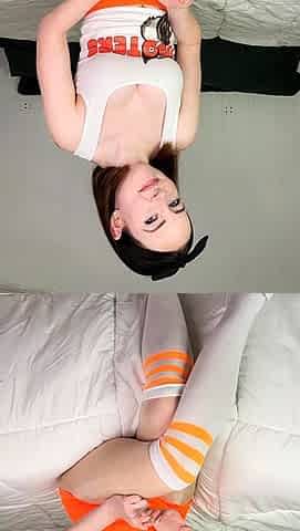 Brunette seductress working her big boobs and hot ass