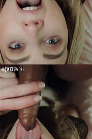 Cute British Blonde Lottie Lou POV Blowjob