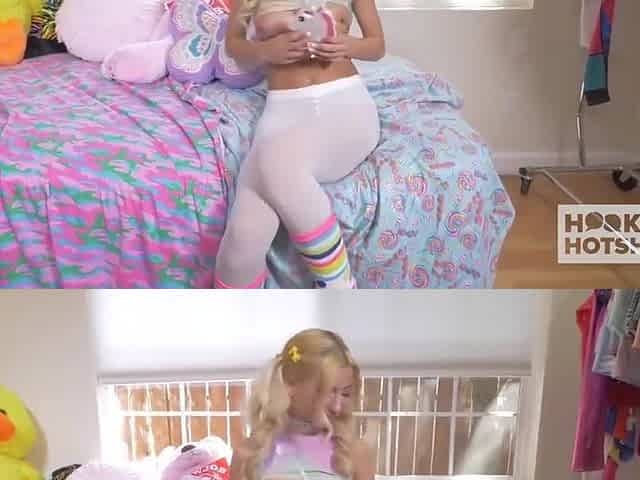 Gorgeous Tiny Blonde Gets Rough Sex Of Her Life With Kenzie Reeves And Bryan Gozzling
