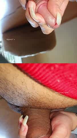 Side View Handjob, Peehole Insertion and Cumplay!! so Much Fun