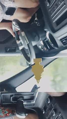 Breasty Golden-haired mother I'd like to fuck Car Quickie