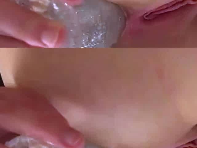 Blonde Amateur Anal Play With Dildo