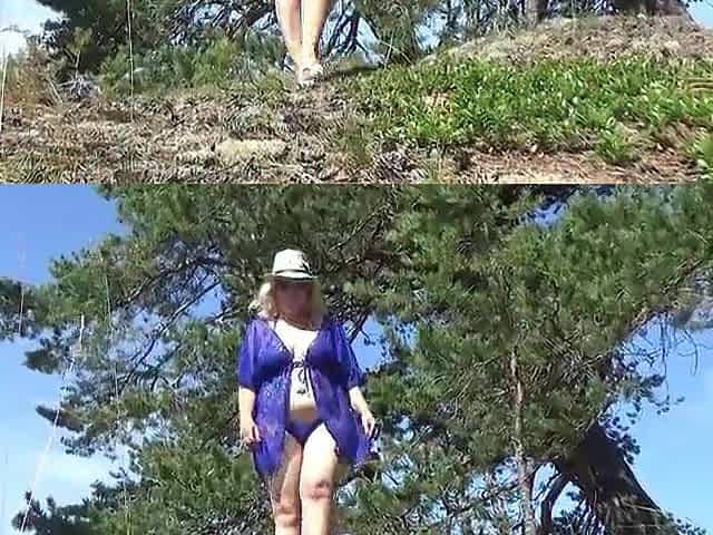 Fresh swimsuit mom - Photoset on nature