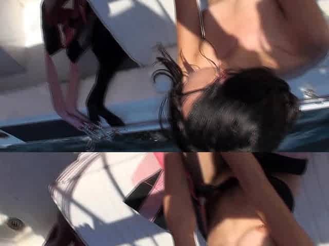 Busty amateur blonde banged in public outdoor