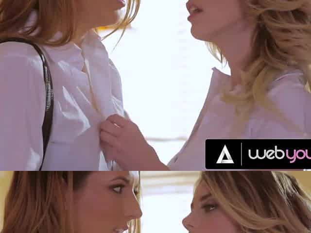 Shauna Skye And Blake Bartelli In Petite Blondes Skip Class To Fuck